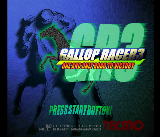 Gallop Racer 3 Title Screen
